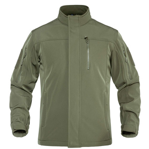 Veste Softshell Imperméable Personnalisée Brodée pour Homme, Manteau de Pluie en Polyester Respirant pour Activités de Plein Air - Product Image 4