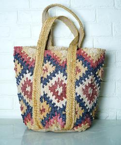 Sacs à main en jute et coton tendance bohème 2026 pour femmes, sacs messager de soirée écologiques faits à la main avec fermeture ouverte - Product Image 5