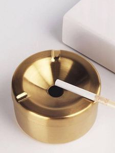 Elegant metal ashtray crafted with a sleek and durable design, perfect for indoor and outdoor use. - Product Image 4