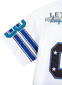 Jersey de Fútbol Oversize con Cuello en V para Mujer, Transpirable, Estampado, Cómodo y Elegante, Jersey Juvenil Oversize - Product Image 4