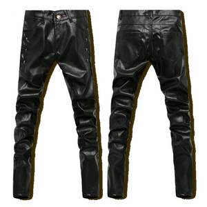 New Arrival Leather Pant Latest Design Leather Pants Best Price Wholesale Quality <b>Men</b> Leather Pants Made In Pakistan - Product Image 3