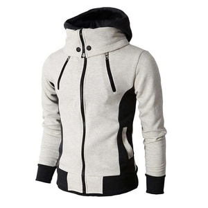 Sudaderas de manga larga para hombre de peso pesado 100% forro polar de algodón con diseño de logotipo bordado personalizado sudaderas con capucha de verano para hombre - Product Image 1