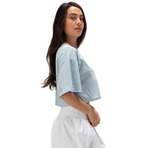 Camiseta de fútbol americano para mujer de tela de poliéster de manga corta con cuello redondo de alta calidad hecha a medida para entrenamiento deportivo - Product Image 5