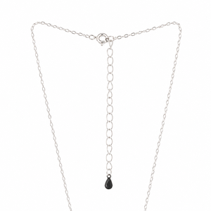 Collier pendentif en argent sterling 925 avec perle et zircon cubique, motif floral, finition polie, cadeau de mariage pour femme - Product Image 4