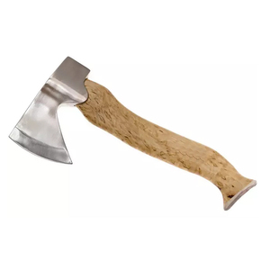 Small Outdoor Axe With Strong Steel Head And Wooden Handle For Camping Hiking Gardening Bushcraft Wood Chopping - Product Image 1