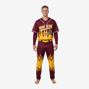 <b>Top</b> Quality Sublimation Baseball Uniforms For Youth Breathable 100% Polyester Lightweight Sublimation Baseball Uniform - Product Image 5