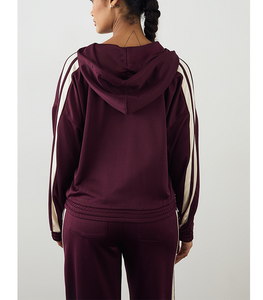 Conjunto Deportivo de Fútbol de Poliéster de Alta Calidad para Mujer, Chaqueta con Cremallera, Ligero, con Franjas Laterales Elásticas, 2 Piezas - Product Image 2