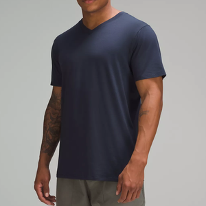 Clothing Manufacturers Custom Casual Solid <b>Mens</b> Front Logo Plain Heavyweight 100% Cotton Regular Fit Breathable Quick Dry - Product Image 3