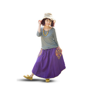 กระโปรงเนปาล ผ้าฝ้าย 100% ซื้อเลย! - Product Image 1