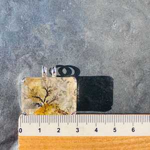 Colgante de Cuarzo Dendrítico Dorado Hecho a Mano, Bañado en Oro, Piedra Natural, Joyería Elegante, Regalo de Compromiso Vintage - Product Image 5