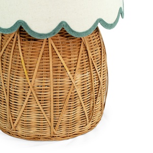 Bohemian Rattan <b>Table</b> Lamp Handcrafted Natural Lighting, Woven Bamboo <b>Bedside</b> Lamp Wholesale Vietnam Handicraft - Product Image 2
