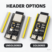 Carte de développement ESP32-S3-DevKitC-1 ESP32-S3-WROOM-1-N16R8 N8R2 N8R8 avec 16 Mo de Flash, 8 Mo de PSRAM, USB Type C OTG, WiFi, BT, module IoT