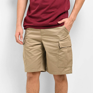 Pantalones Cortos Cargo para Hombre, de Algodón, Transpirables, Antiarrugas, 340 GSM, con 4 Bolsillos, Estilo Urbano - Product Image 4