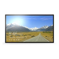 Écran publicitaire tactile mural WiFi 4K 2K pour menu numérique intérieur LCD 32-75 pouces, pour pharmacie, magasin, cinéma, KTV