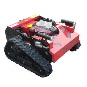 RC tracked mower with durable rubber tracks for long term outdoor use - Product Image 2