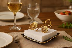 Napkin holder napkin stand tissue holder tissue stand paper napkin holder dining napkin holder <b>table</b> napkin holder kitchen - Product Image 5