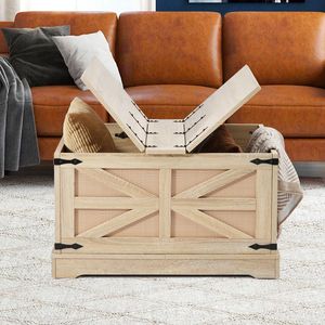 Tavolino da Caffè Rettangolare in Stile Boho Moderno, 32 Pollici, in Rattan Intrecciato e Legno con Piano in MDF e Vano Portaoggetti - Product Image 5