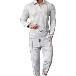 ชุดวอร์มสำหรับผู้ชายชุดวิ่งลำลองทำจากผ้าฝ้ายโพลีเอสเตอร์ชุดวอร์มสไตล์ไม่ซ้ำใครสำหรับผู้ชาย - Product Image 1