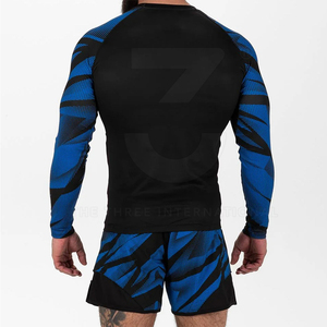 Professional Quick Dry <b>Men</b> Rash Guards Long Sleeve Breathable <b>Compression</b> <b>Shirt</b> For Training And Gym Wholesale - Product Image 2
