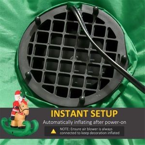 Pupazzo di Neve Gonfiabile Natalizio per Decorazioni Esterne Festive - Product Image 6