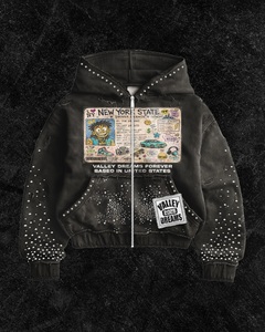 Sweat à capuche personnalisé pour homme, imprimé graphique, en tissu polaire, avec cordon de serrage, vêtement décontracté streetwear, logo imprimé - Product Image 4