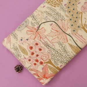 Premium position print with embroidery fabric is a modern textile designed for stylish fashion and <b>garment</b> collections This fabr - Product Image 3