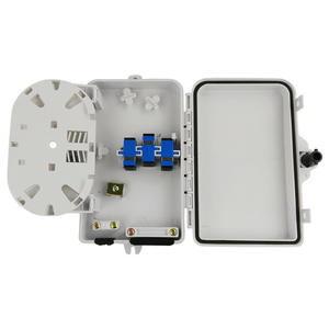 Boîtier de distribution de fibre optique FTTH ODF 6 cœurs en ABS blanc étanche IP65 pour extérieur -40~+80 - Product Image 2