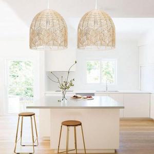 Top Trending Bamboo Rattan <b>Ceiling</b> Lamp Natural <b>Wicker</b> Hanging <b>Light</b> for Modern Interior Decoration - Product Image 5