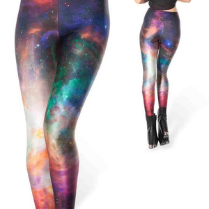 Leggings de yoga élastiques de haute qualité en polyester et élasthanne, leggings de compression pour femmes, leggings de sport à taille haute, leggings à sublimation - Product Image 2