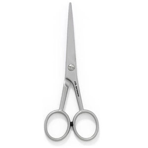 Hair Professional Soft Silver <b>Barber</b> Scissors with Secure Finger Rest German Steel <b>Blades</b> Sharp and Durable Bulk Supply - Product Image 2