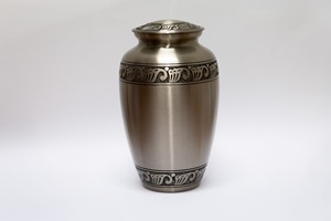 Blue Cloisonne Urn with <b>Butterfly</b> Design Cremation Urn for Adult Human Ashes Large Brass Memorial Urn For Adult Ashes - Product Image 2