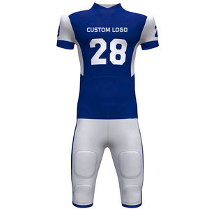 Camiseta y Pantalones Cortos de Fútbol Americano de Manga Corta en Verde y Amarillo, para Entrenamiento y Partidos, Tallas Grandes, Poliéster - Product Image 1