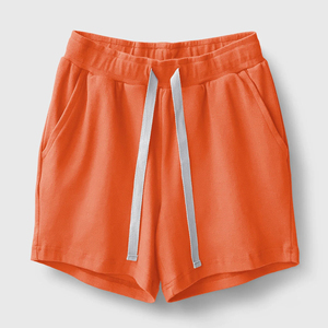 Pantalones Cortos de Algodón Gris para Hombre, con Cordón, Casuales, de Cintura Media, con Bolsillos, Transpirables, Tejidos, Precio al por Mayor - Product Image 4