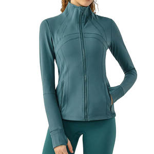 Chaqueta Deportiva Profesional con Cierre, de Secado Rápido, Manga Larga, para Fitness, Gimnasio, Entrenamiento, Yoga y Deportes al Aire Libre - Product Image 1