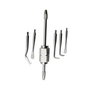 Manual Impact Screwdriver <b>Set</b> Multi-Function Hand Tool with Interchangeable Scraper and Hook <b>Bits</b> Heavy Duty <b>Screw</b> Remover Kit - Product Image 4