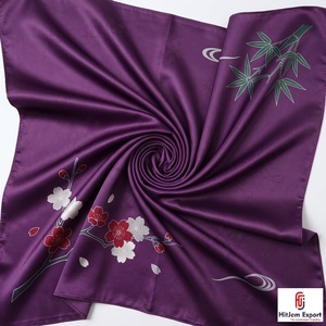Premium Printed Short <b>Scarf</b> Fabric Custom Branding OEM ODM White Label Textile Manufacturer Fashion Accessories Export Supplier - Product Image 3