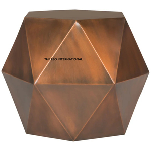 Glamorous Metal <b>Side</b> <b>Table</b> Enhancing Seating Space With Luxury <b>Rose</b> <b>Gold</b> Polished Structure Trendy Accent Furniture Option - Product Image 3