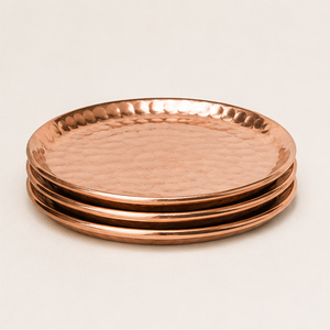 Handcrafted Set Of 4 Pure Hammered Copper Coasters For Moscow Mule Mugs Vintage Round Metal Drink <b>Mats</b> for Home <b>Bar</b> and Tabletop - Product Image 6