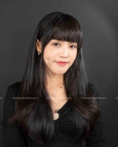 Precio al por mayor de extensiones de cabello humano virgen vietnamita enredos y desprendimiento gratis pelucas con flecos ondulados cabello Remy - Product Image 6
