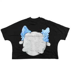 เสื้อยืดครอปสีพื้นแบบขายส่งรุ่นใหม่ล่าสุด รับสกรีนลายตามสั่ง แฟชั่นสตรีทสุดฮิต ทรงปกติ ผ้าถัก - Product Image 6