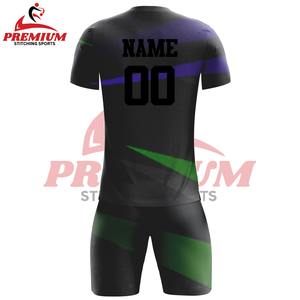 Vente de maillots de football à manches courtes 100% polyester, vêtements d'équipe personnalisés avec logo, nouvelle arrivée, vêtements de sport, service OEM, meilleur prix - Product Image 2