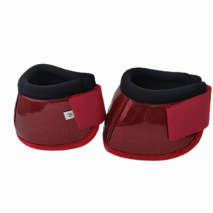 Bottes de protection en néoprène pour chevaux, vente en gros, personnalisables, respirantes, de luxe, couleurs tendance, style moderne - Product Image 3