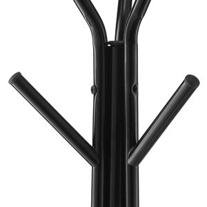 Perchero de pie con 2 estantes y 6 ganchos, diseño elegante para recibidor, dormitorio o sala de estar - Product Image 3