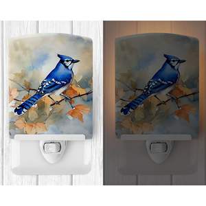 Blue Jay Ceramic Compact UL-Certified Night <b>Light</b> New 6x4x3 Multicolor for Bedroom Bathroom <b>Nursery</b> Hallway Kitchen - Product Image 2