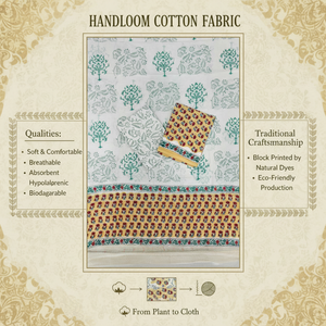 Traje indio de algodón con estampado floral amarillo y blanco para mujer |   Salwar Kameez Punjabi de Alta Calidad con Estampado a Mano |   Conjunto de Ropa Casual Étnica - Product Image 6