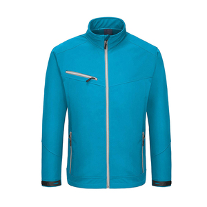 Veste softshell d'extérieur avec coutures renforcées et tissu durable, fabrication OEM disponible - Product Image 1