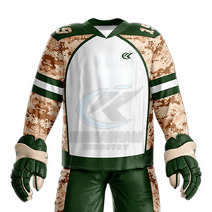 Uniforme de hockey sur glace en polyester respirant de qualité supérieure, couleur personnalisée, avec logo personnalisé et service OEM, vente chaude - Product Image 5