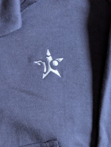 Ensemble jogging en molleton bleu marine pour homme, sweat-shirt à fermeture éclair et pantalon de survêtement brodé, ensemble de sport pour l'automne - Product Image 3