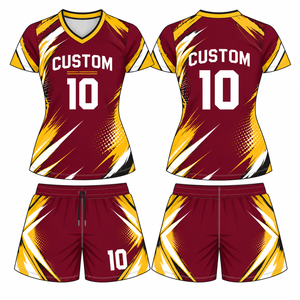 Maillots de football personnalisés de haute qualité en polyester 100 % à séchage rapide et anti-humidité – Kits et uniformes de football pour l'école - Product Image 1