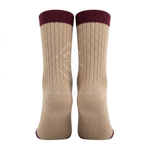 Chaussettes de sport athlétiques sur mesure à prix d'usine, design à revers fin, vente en gros à bas prix, pour usage décontracté, haute qualité, hauteur genou - Product Image 3